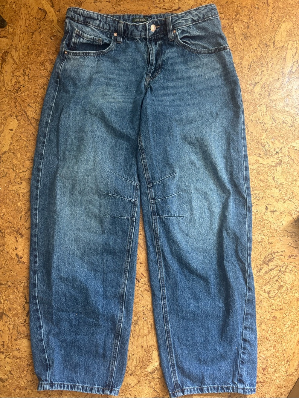 Wild Fable Barrel Blue Jeans - Picture 3 of 4